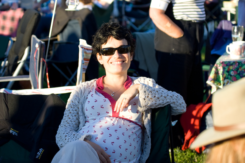 Jess pendant le picnic