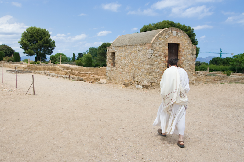 Empuries - un prètre