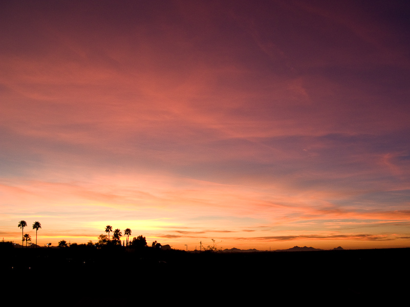 14 Novembre 2008 - Sunset in Tucson