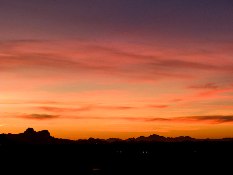 14 Novembre 2008 - Sunset in Tucson