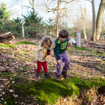 Cliveden - 17 February 2013 / Oscar and Alana looking for the moss on the floor... I love these moments of collaboration