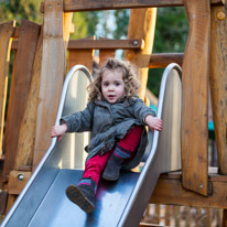 Cliveden - 17 February 2013 / Alana on the slide