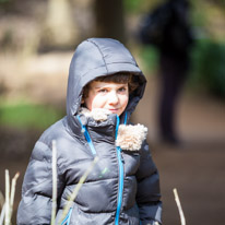 Cliveden - 31 March 2013 / Oscar keeping his friend inside his coat because it was so cold outside...
