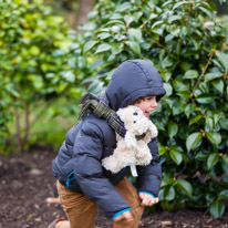 Cliveden - 31 March 2013 / Oscar carrying his friend with my scarf