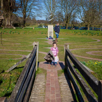 Greys Court - 02 April 2013 / Alana in the maze