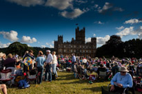 Highclere Castle - 03 August 2013 / People are ready