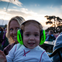 Highclere Castle - 03 August 2013 / Alana with her ear defenders