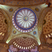 Istanbul - 3-5 October 2013 / The mihrab of the blue mosque. What a beautiful interior