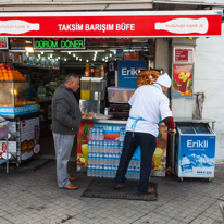 Istanbul - 3-5 October 2013 / Small shop on Taksim Square