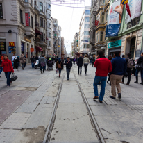 Istanbul - 3-5 October 2013 / One of the main shopping street in Istanbul