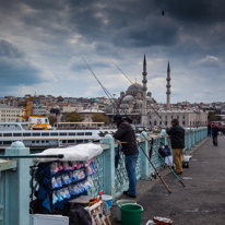 Istanbul - 3-5 October 2013 / Fishermen from the bridge