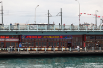 Istanbul - 3-5 October 2013 / Restaurants underneath the bridge