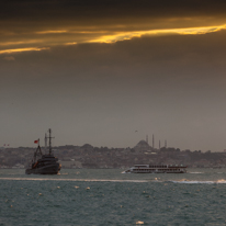 Istanbul - 3-5 October 2013 / Changing lights on the Bosphorus