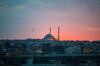 Istanbul - 3-5 October 2013 / An amazing sunset on one of the beautiful mosque. This place is full of mistery and charm. Loved it