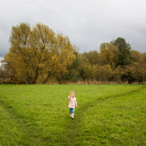Cholsey - 26 October 2013 / Alana walking in the field