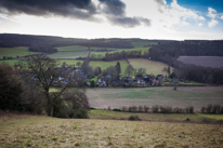Turville - 02 January 2014 / The beautiful view down towards Turville.