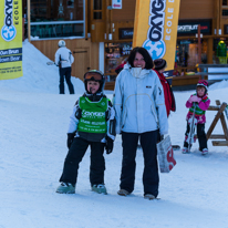 La Plagne - 03 February 2014 / Jess and Oscar after a great day skiing