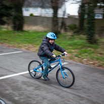Cliveden - 23 February 2014 / Proud of my little man on his new bike...
