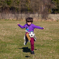 Henley-on-Thames - 16 March 2014 / Our future mega footballer...