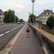 Saumur - 01 August 2014 / Alana walking alone