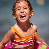 Begur - 27 August 2014 / Alana having fun at the beach