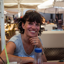 Begur - 27 August 2014 / Jess at apero time