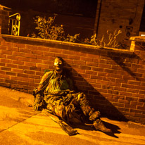 Henley-on-Thames - 31 October 2014 / This was so funny as this guy played the zombie on the street...