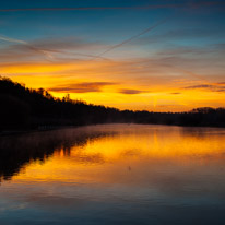 Henley-on-Thames - 14 December 2014 / Sunrise from Marsh Lock in Henley