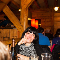 Samoens - 26 December 2014 / Jess at the restaurant