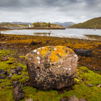 Scotland - 25 May 2015 / Stone in front of Dry Island