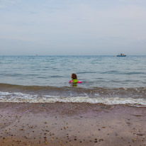 Swanage - 07 May 2016 / Alana in the sea
