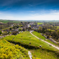 Corfe Castle - 08 May 2016 / View from the top of Corfe Castle
