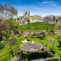 Corfe Castle - 08 May 2016 / Our view from the coffee shop