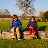 Mottisfont Abbey - 21 January 2017 / I couldn't get them smiling both at the same time