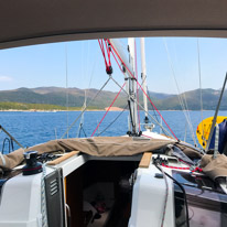 Varko - 21 August 2017 / Standard view from the cockpit. this boat was just perfect for us...