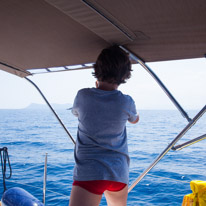 Lefkada - 23 August 2017 / Oscar on the boat
