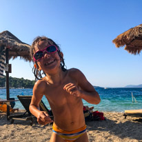Spartochori - 26 August 2017 / Alana on the beach...
